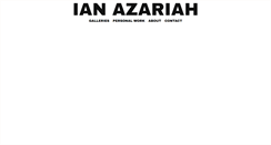 Desktop Screenshot of ianazariah.com